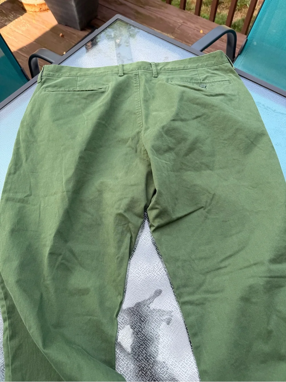 J. Crew Olive Green Chinos - Straight Leg